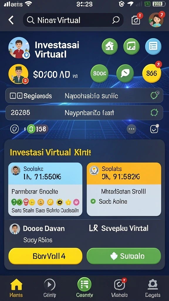 Karakter-karakter unik yang bisa dipilih.