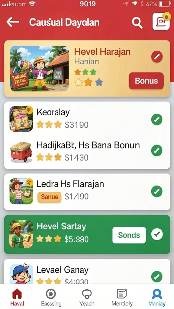 Tampilan antarmuka yang modern dan intuitif.