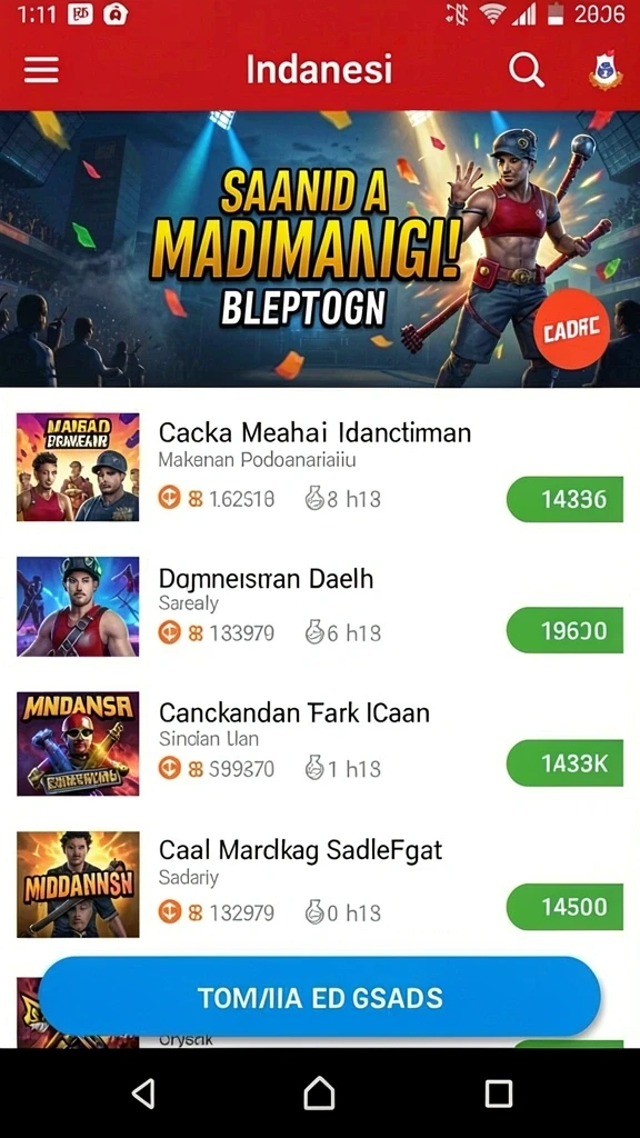 Beragam permainan menarik untuk mengisi waktu luang.