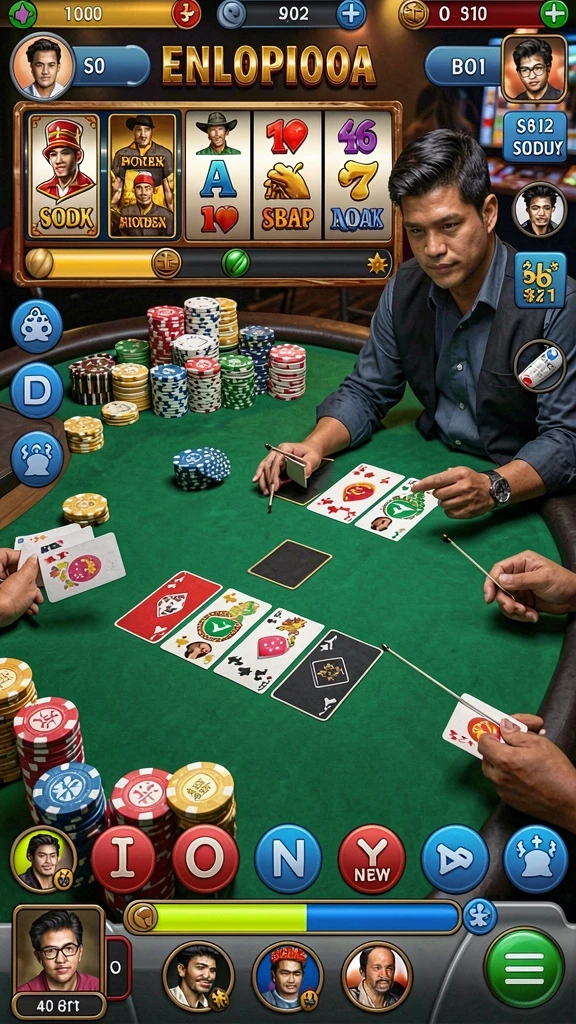 Ilustrasi manajer mengatur strategi tim.
