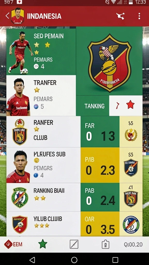 Tangkapan layar pertandingan kompetitif secara online.