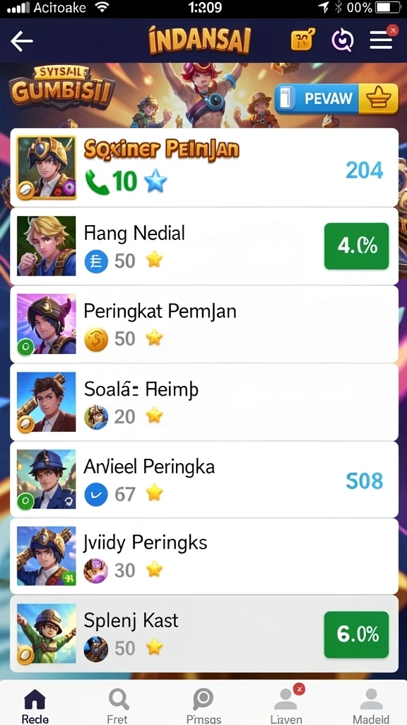 Pengguna menjelajahi tambang dengan banyak rintangan.