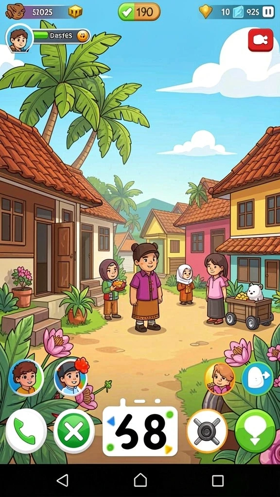 Tampilan antarmuka yang sederhana dan menarik.