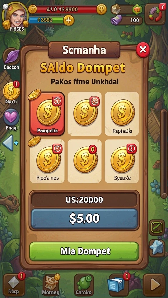 Beragam permainan slot yang tersedia untuk dimainkan.