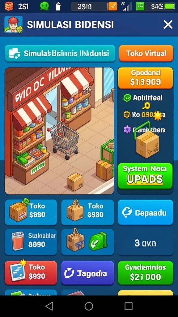 Beragam mode permainan yang penuh tantangan.