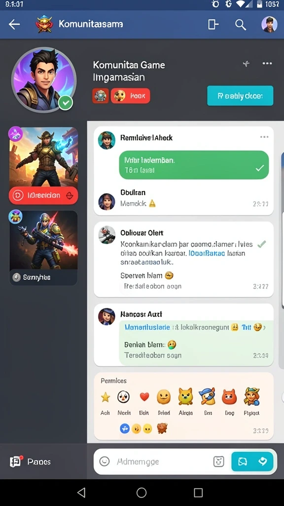 Mode permainan yang seru dengan tantangan menarik.