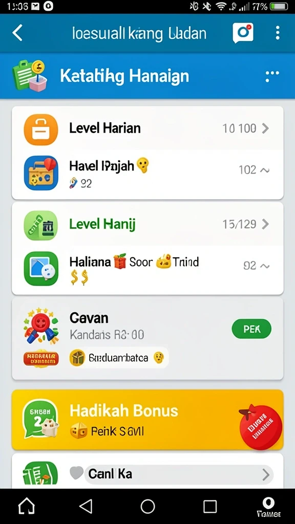 Tampilan antarmuka yang sederhana dan mudah dipahami.