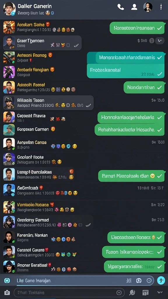 Tangkapan layar karakter utama saat beraksi.