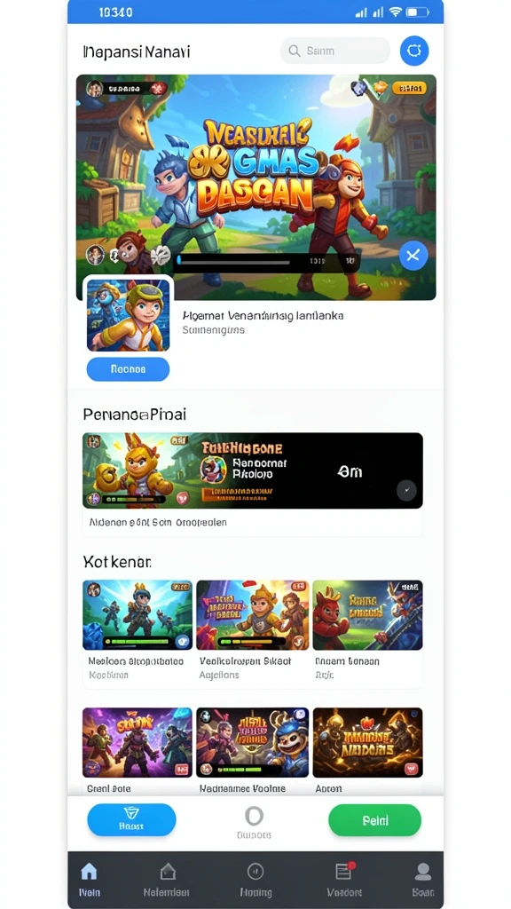 Kompetisi online dengan teman-teman.