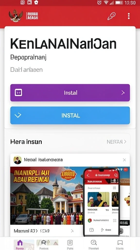 Screenshot fitur hadiah menarik dalam permainan.