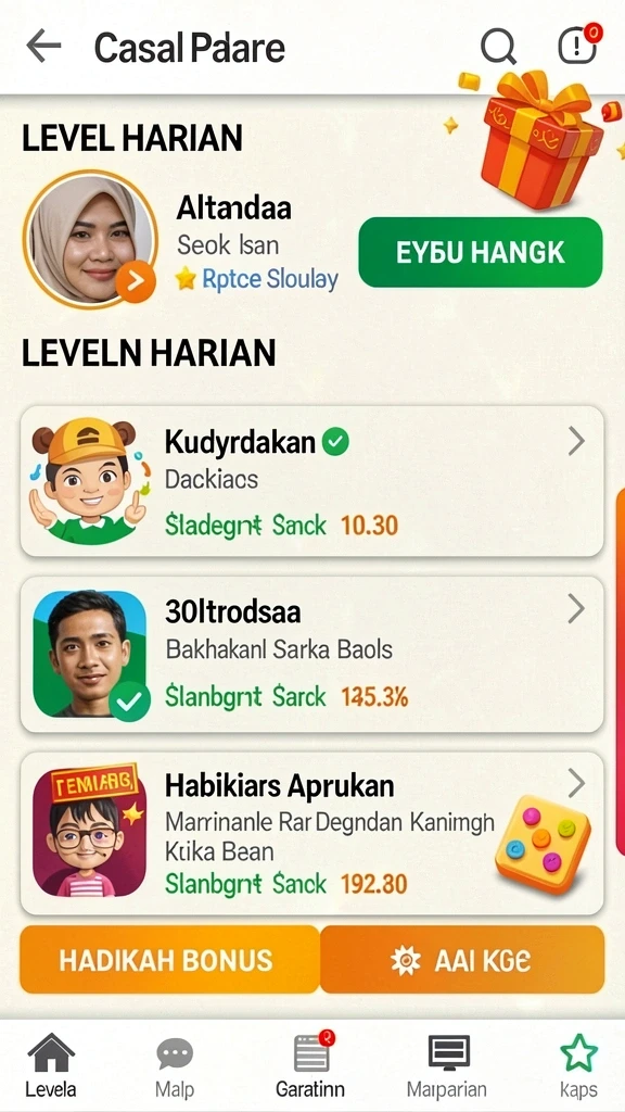 Fitur promo dan bonus menarik untuk pengguna.