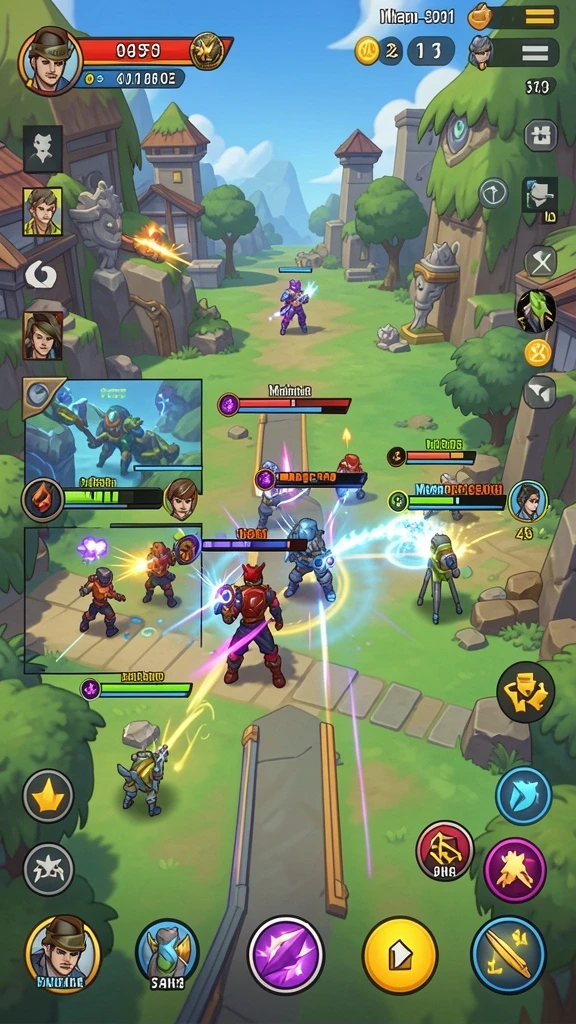 Screenshot menunjukkan pemandangan indah dalam game.