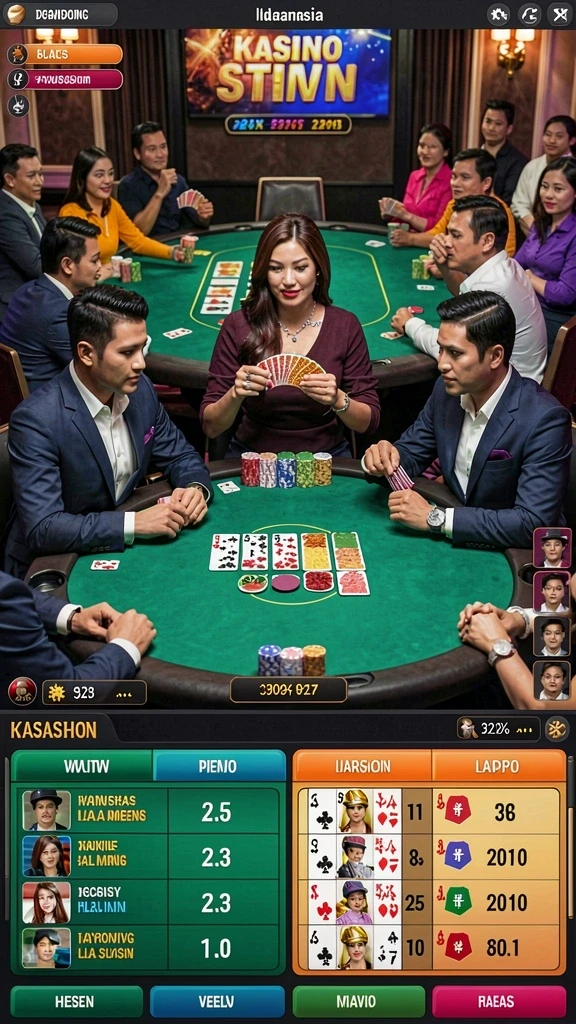 Gambaran antarmuka pengguna yang intuitif dan modern.