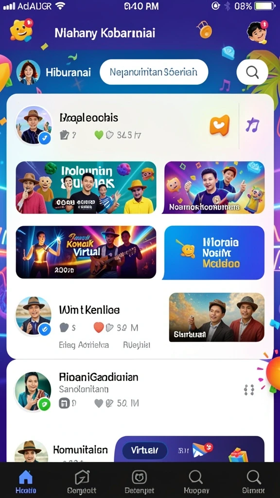 Tampilan grafik yang menarik dan modern.