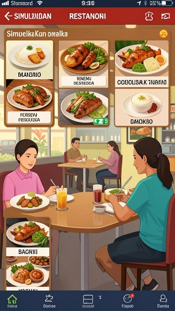Fitur sosial untuk interaksi antar pemain.