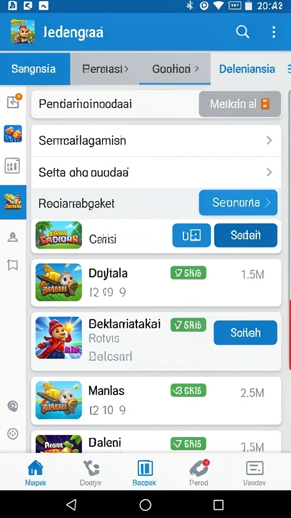 Tangkapan layar memperlihatkan fitur leaderboard untuk bersaing dengan pemain lain.