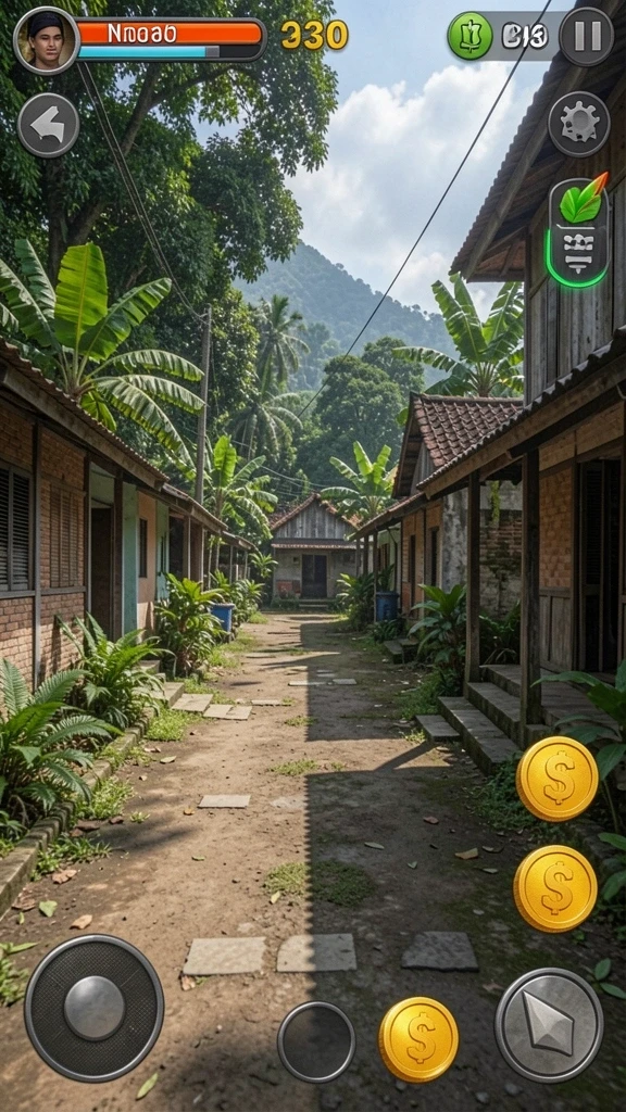 Screen capture menunjukkan level baru yang mendebarkan.