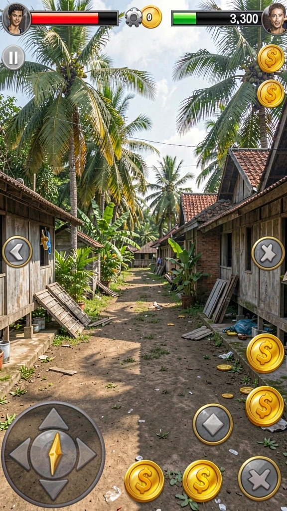 Pengaturan karakter yang menarik dan beragam.