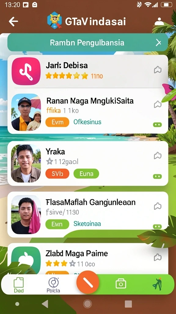 Tampilan antarmuka yang menarik dan user-friendly.
