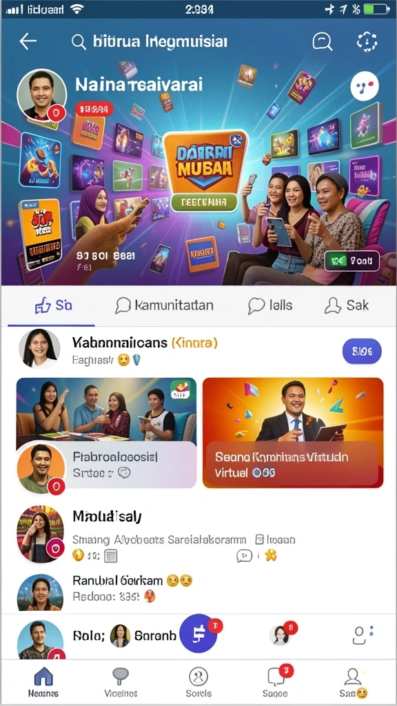 Tangkapan layar memperlihatkan pemandangan yang menakjubkan dari dunia permainan.