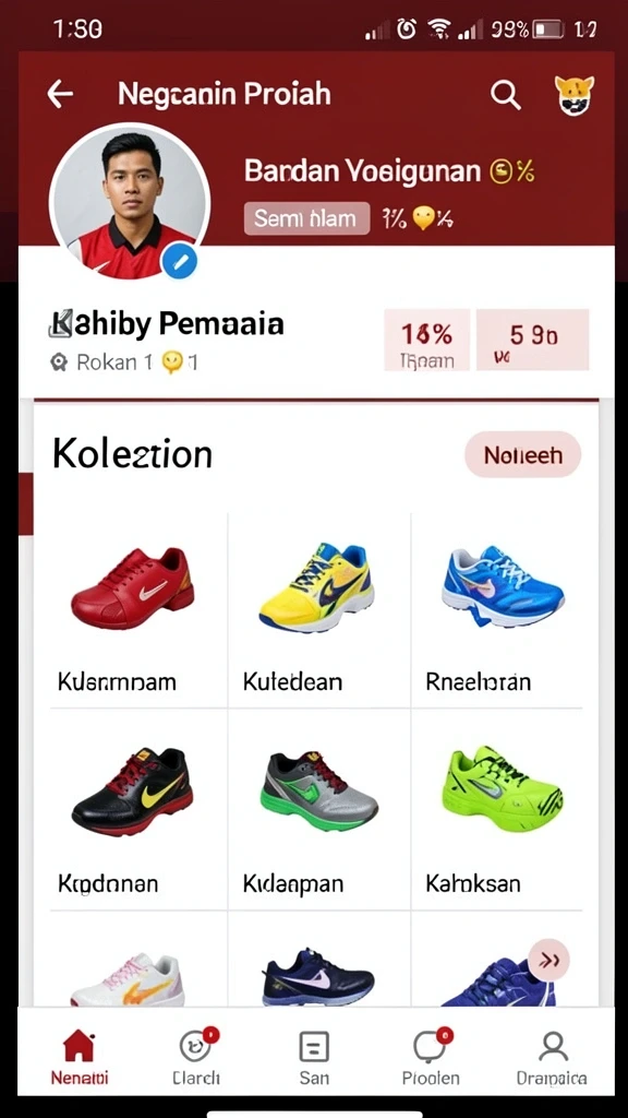 Karakter unik dengan kemampuan masing-masing.