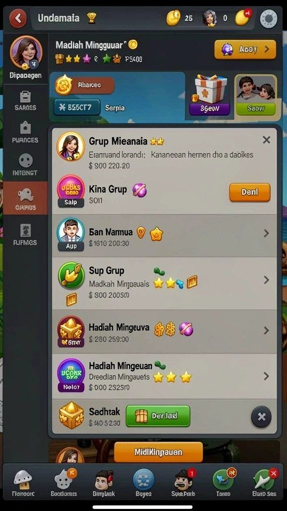 Pengalaman bermain yang seru dan menantang.