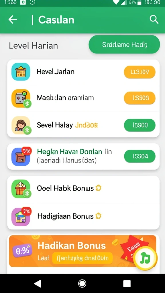 Petualangan seru di setiap level permainan.