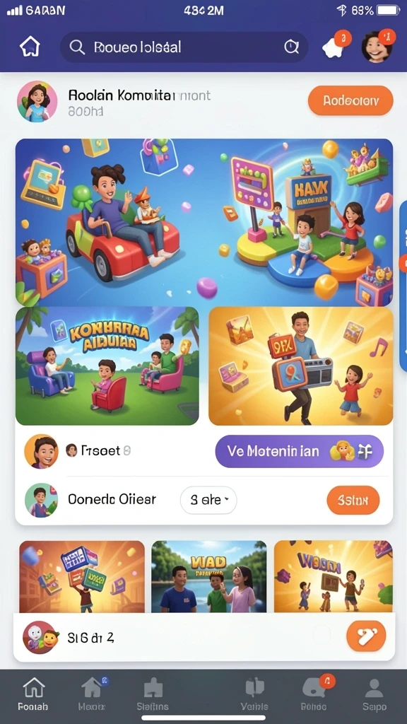 Fitur sosial untuk interaksi antar pemain.