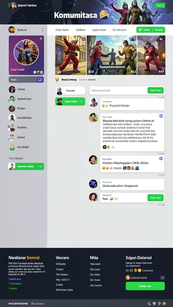 Tangkapan layar memperlihatkan tampilan menu utama S9S9 yang menarik.