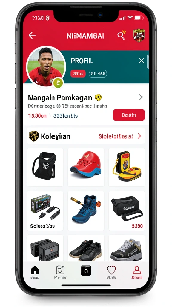 Karakter upgrade yang kuat dan siap bertarung.