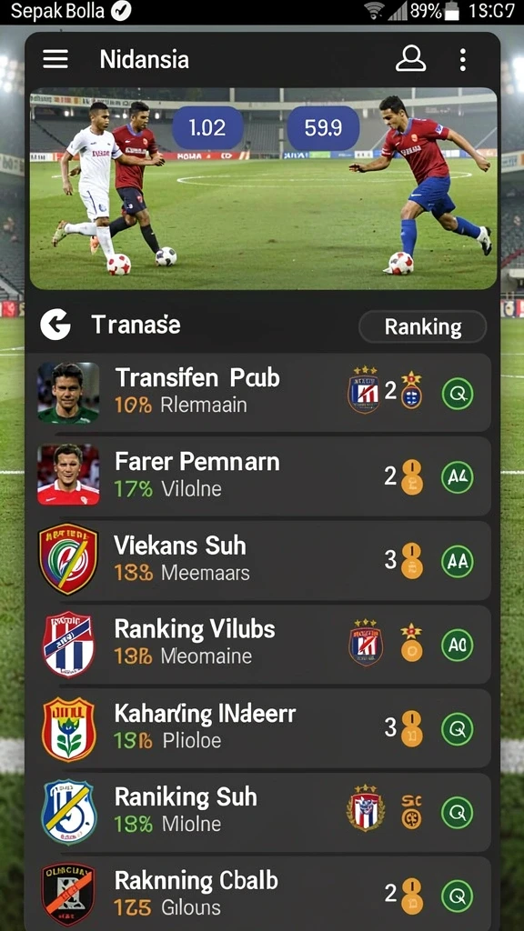 Layar pemilihan karakter yang penuh warna dan menarik.