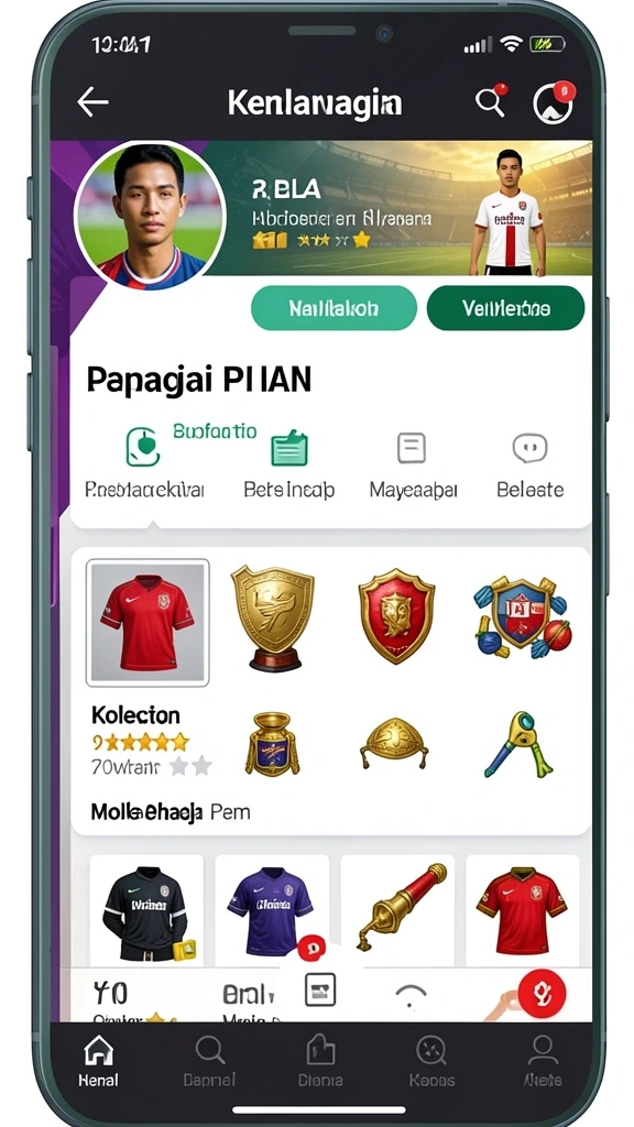 Tampilan karakter yang menakjubkan dan penuh detail.